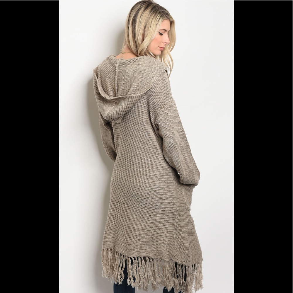 Chunky oversized long line cardigan - Picture 3 of 4